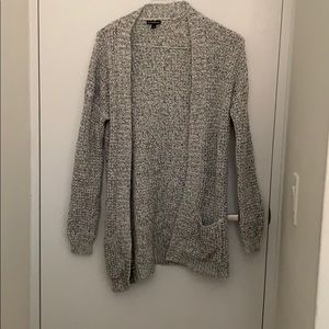 Long Knit Grey Cardigan